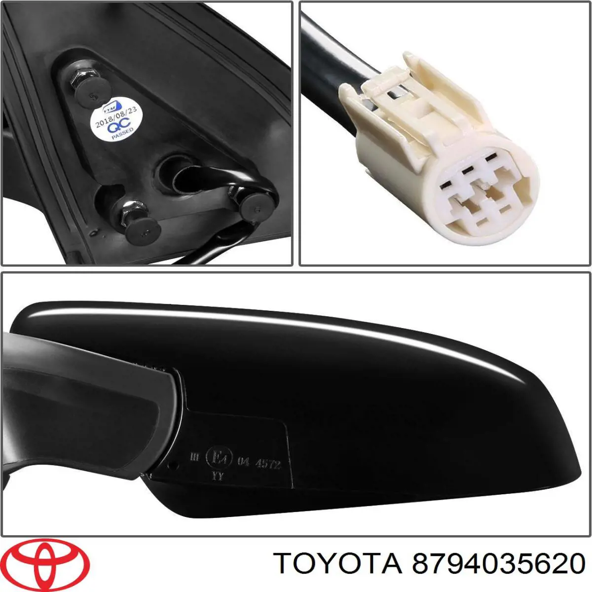 8794035620 Toyota espejo retrovisor izquierdo