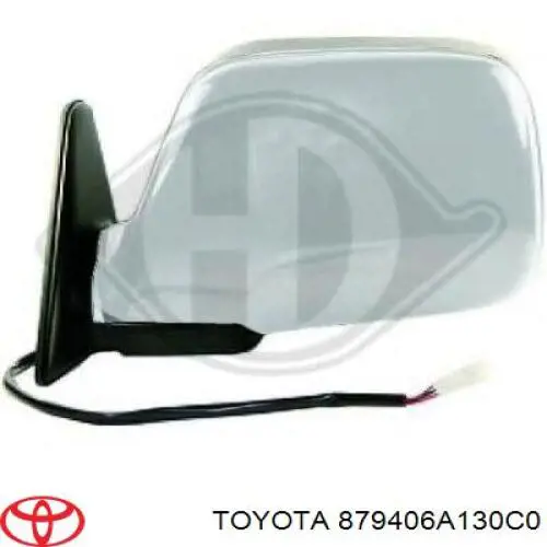 Espejo de retrovisor izquierdo 879406A130C0 Toyota