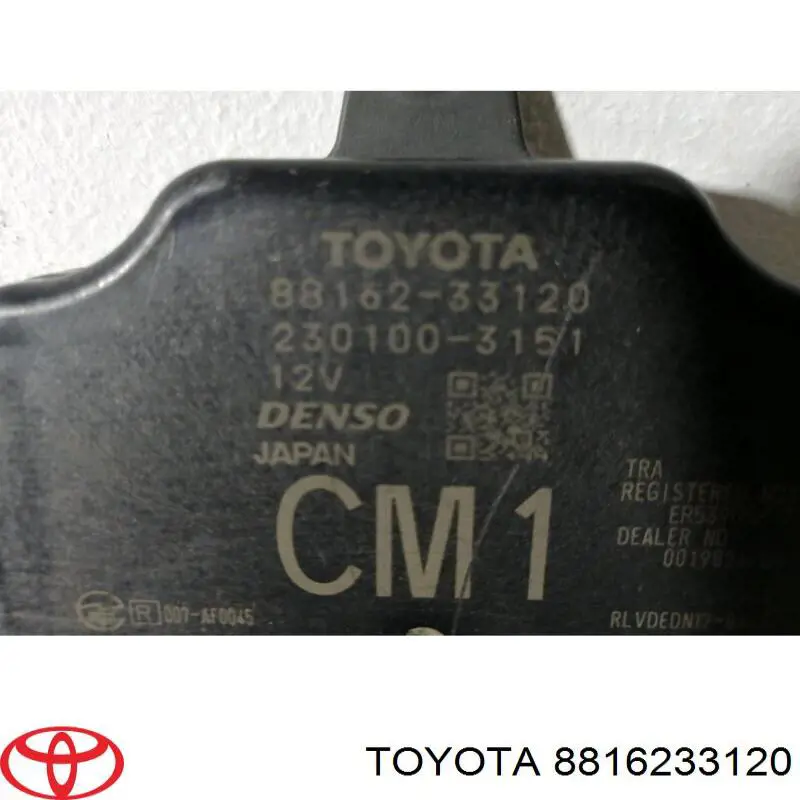 8816233120 Toyota sensor de control de ángulo muerto trasero