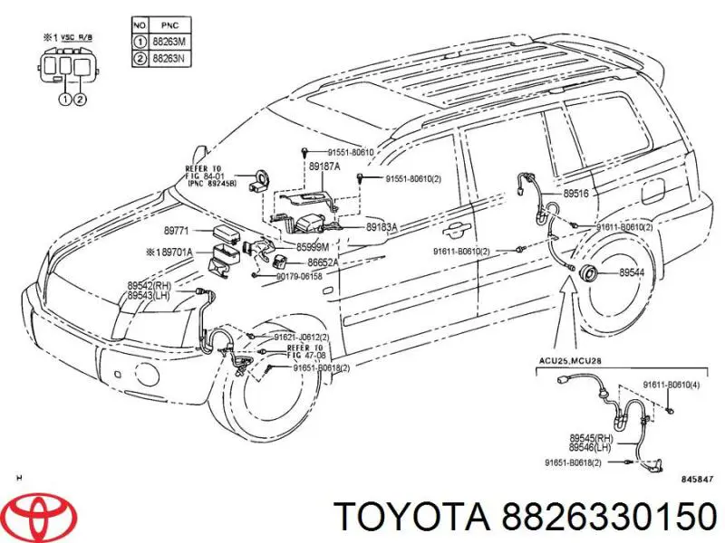 8826330150 Toyota