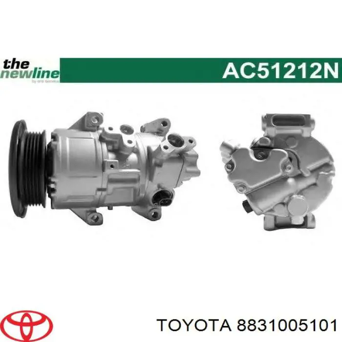 Compresor de ac Toyota 8831005101