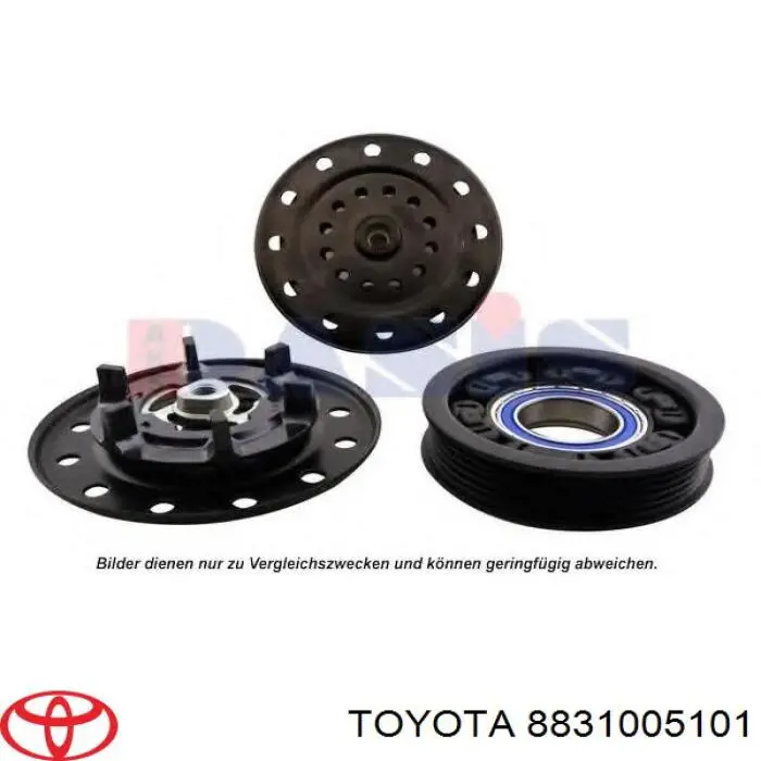 8831005101 Toyota compresor de aire acondicionado