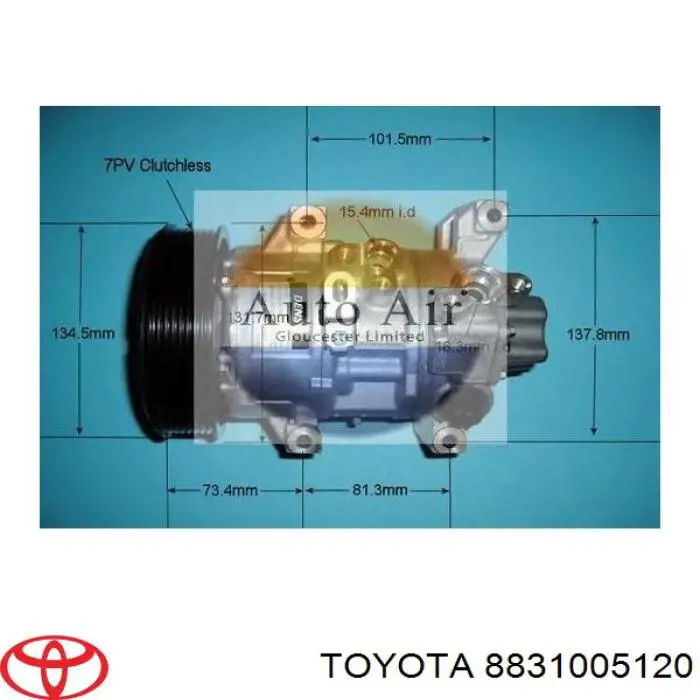 Comprar 8831005120 Toyota Compresor de aire acondicionado coche