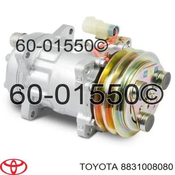 8831008080 Toyota compresor de aire acondicionado