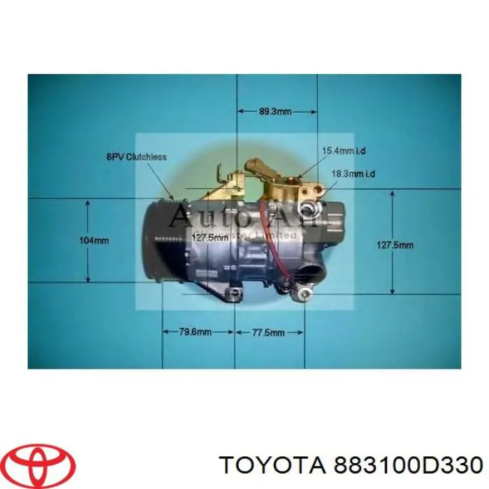 Comprar 883100D330 Toyota Compresor de aire acondicionado coche