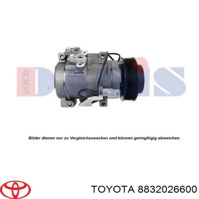 8832026600 Toyota compresor de aire acondicionado