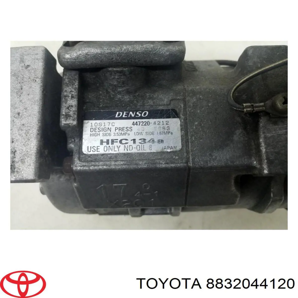 8832044120 Toyota compresor de aire acondicionado