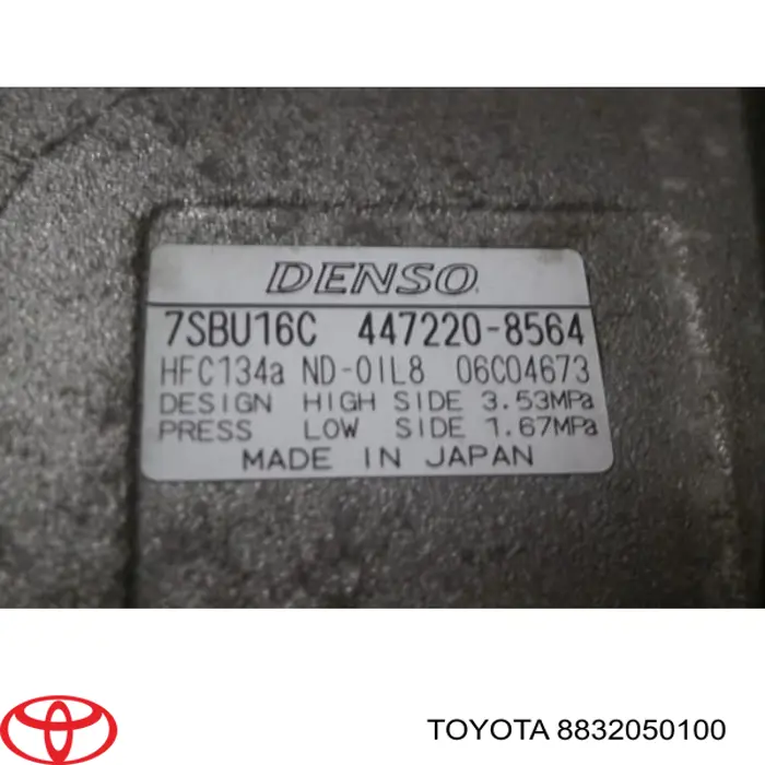 Comprar 8832050100 Toyota Compresor de aire acondicionado coche