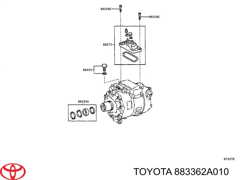 883362A010 Toyota