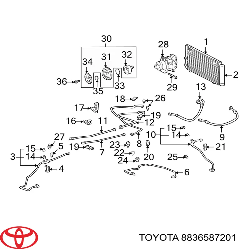 Comprar 8836587201 Toyota 