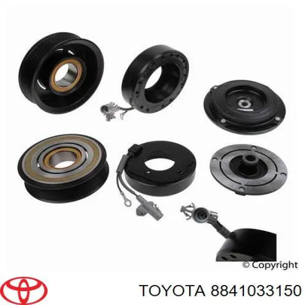 Comprar Acoplamiento magnético, compresor del aire acondicionado  Toyota RAV4 III A3