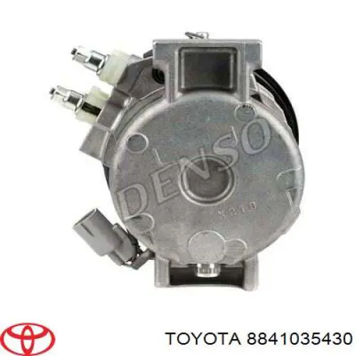 8841035430 Toyota acoplamiento magnético, compresor del aire acondicionado