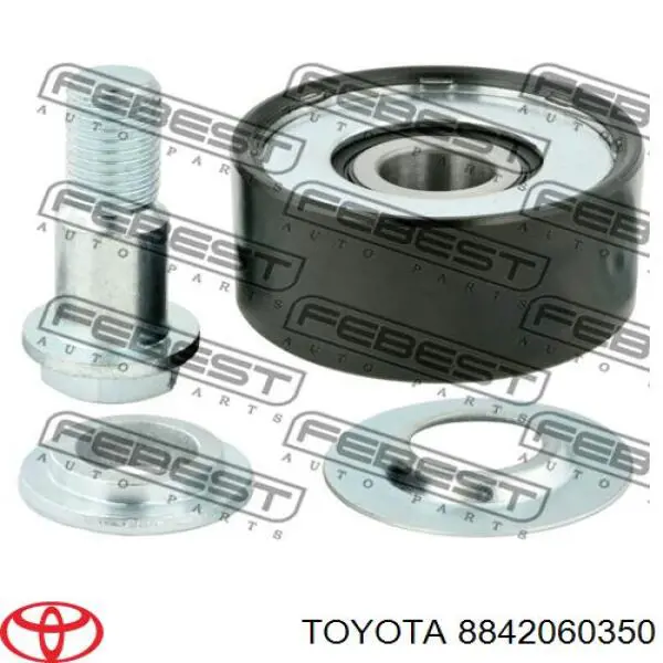 8842060350 Toyota tensor de correa, correa poli v