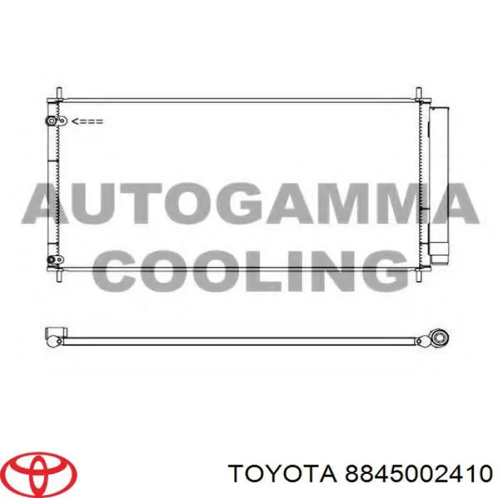 Aire acondicionado capacitor Toyota 8845002410 precio, desde 92,53 EUR