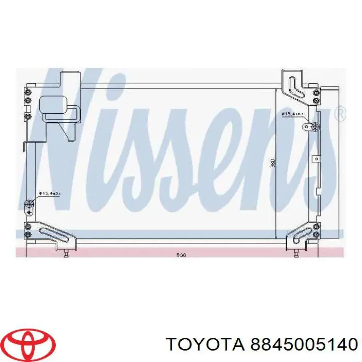 Aire acondicionado capacitor Toyota 8845005140 precio, desde 81,31 EUR