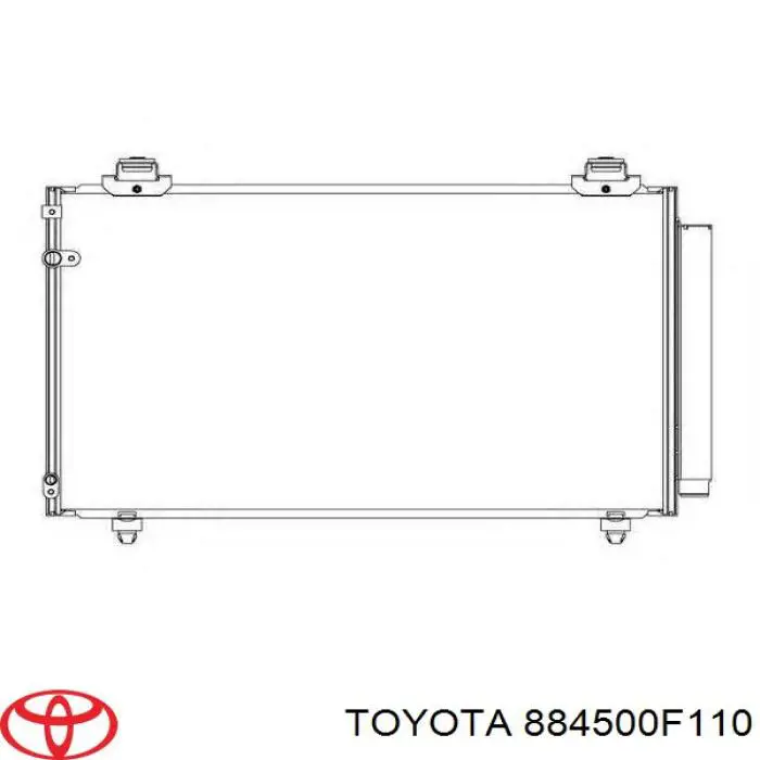 Comprar 884500F110 Toyota Condensador de aire acondicionado