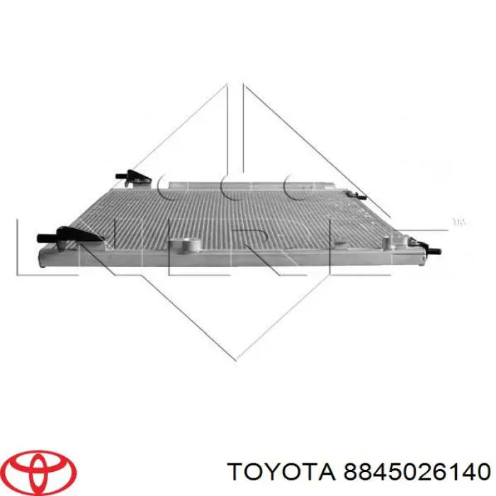 8845026140 Toyota Radiador de aire acondicionado