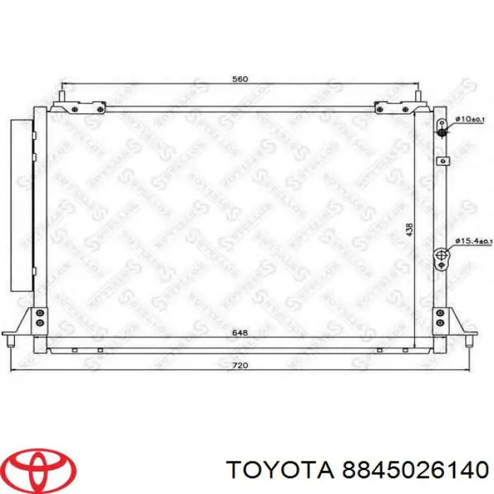Aire acondicionado capacitor Toyota 8845026140 precio, desde 188,84 EUR