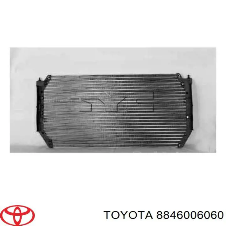 8846006060 Toyota condensador aire acondicionado