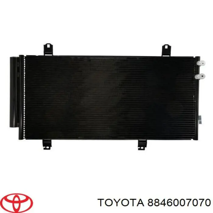 8846007070 Toyota condensador aire acondicionado