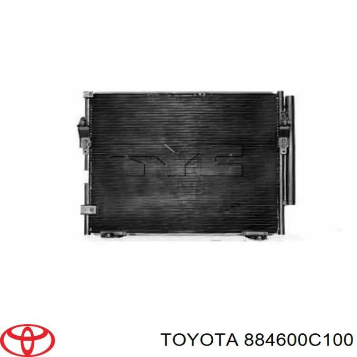 884600C100 Toyota condensador aire acondicionado