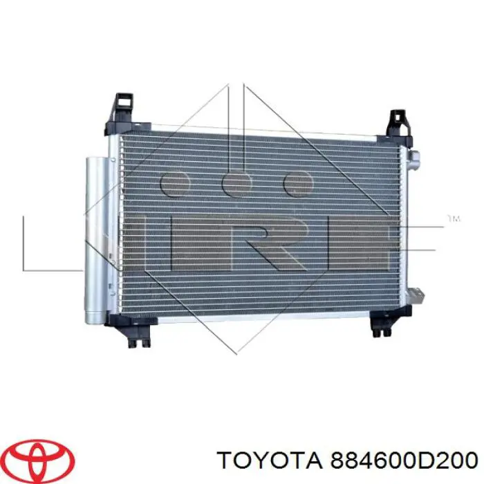 884600D200 Toyota condensador aire acondicionado