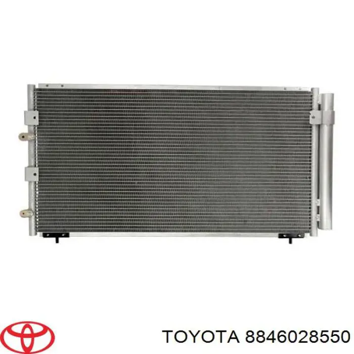 8846028550 Toyota condensador aire acondicionado
