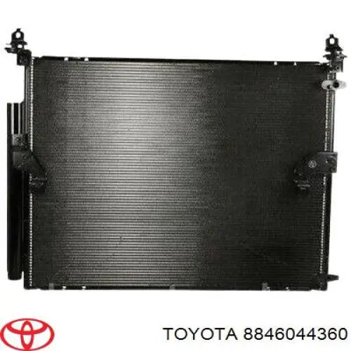 8846044360 Toyota condensador aire acondicionado