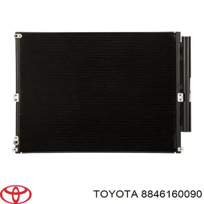 8846160090 Toyota condensador aire acondicionado