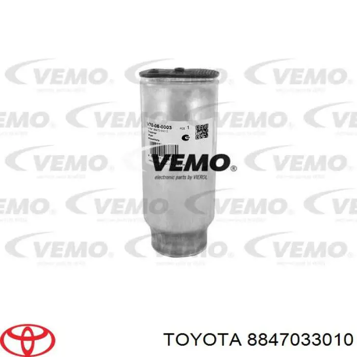 Filtro deshidratador aire acondicionado para Toyota Corolla (E9)