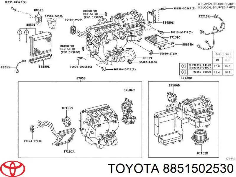 8851502530 Toyota