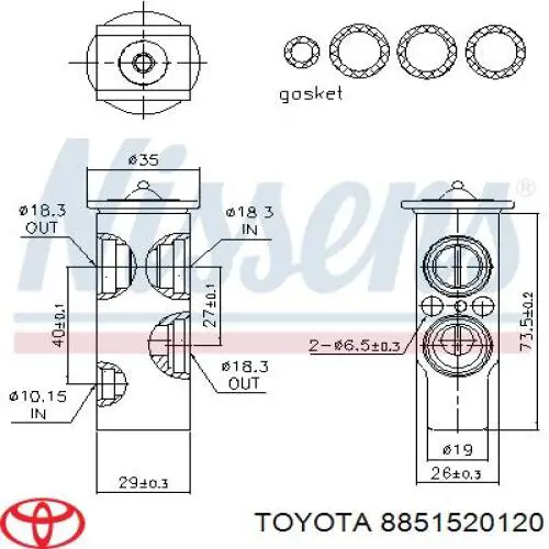 8851520120 Toyota