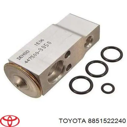 8851522240 Toyota válvula de expansión, aire acondicionado
