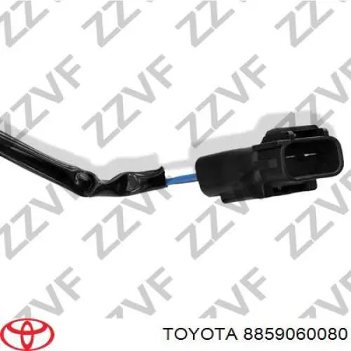 8859060080 Toyota ventilador (rodete +motor aire acondicionado con electromotor completo)