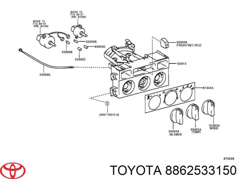 Comprar Sensor de presion de aire acondicionado Toyota Camry V V30