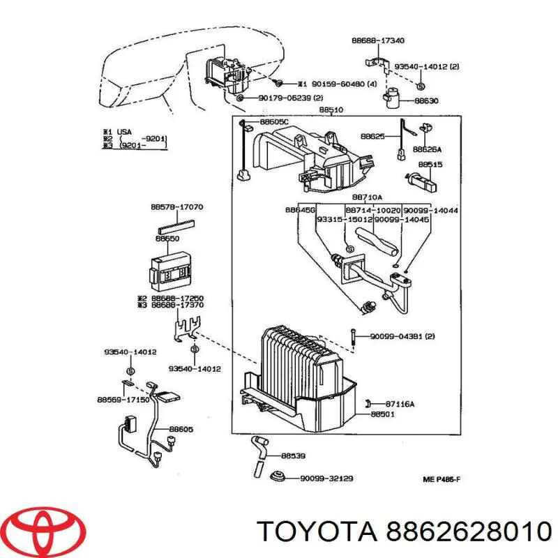 8862628010 Toyota