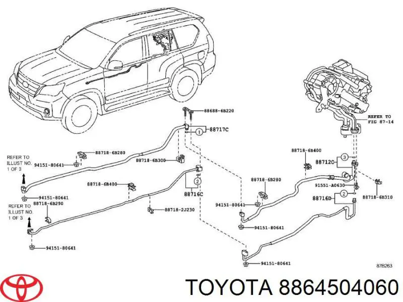  Toyota 8864534010 precio, desde 82,79 EUR