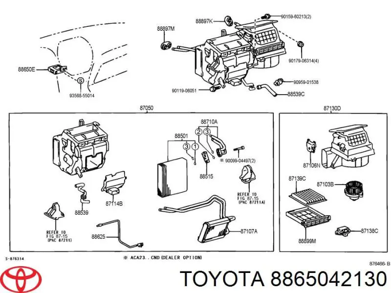  Toyota 8865042130 precio, desde 46,46 EUR