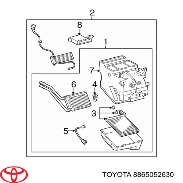 8865052630 Toyota 