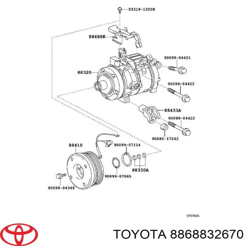 8868832670 Toyota 