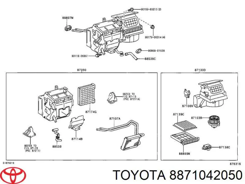  Toyota 8871042050 precio, desde 281,46 EUR