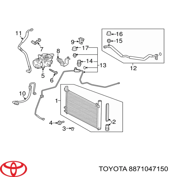  Toyota 8871047150 precio, desde 521,64 EUR