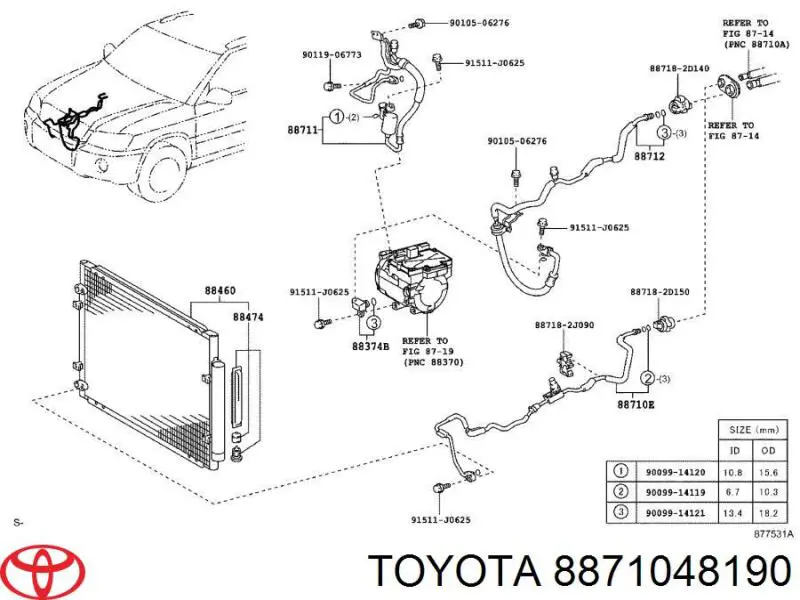 8871048190 Toyota