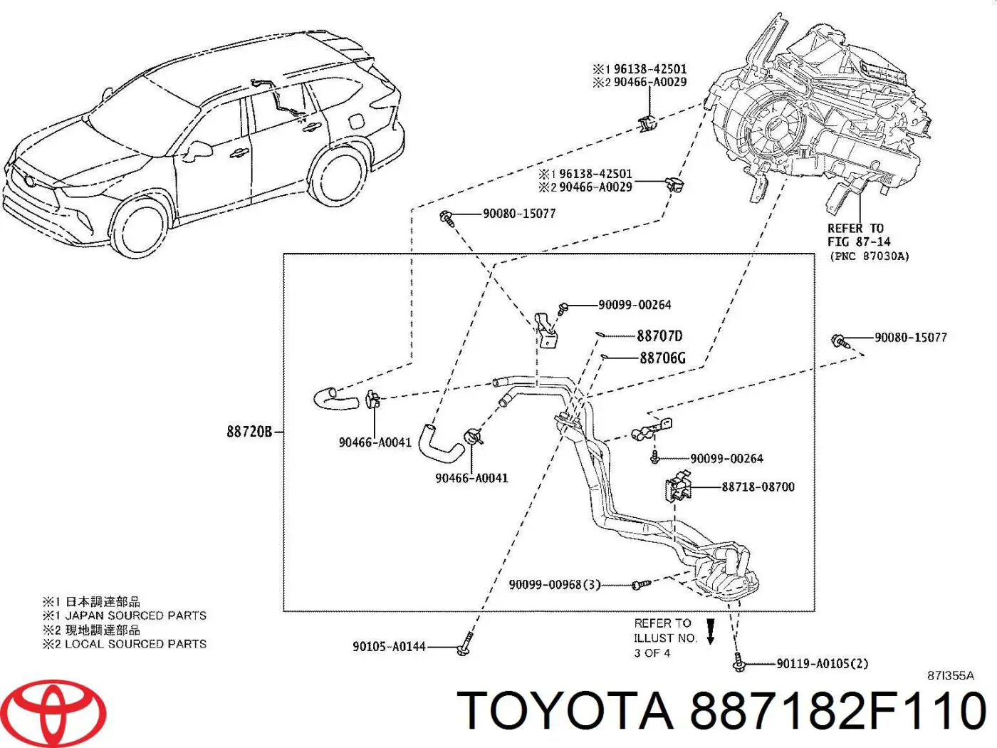  Toyota 887182F110 precio, desde 5,63 EUR