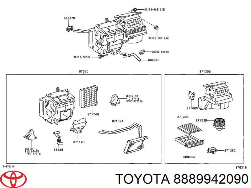  Toyota 8889942090 precio, desde 55,71 EUR