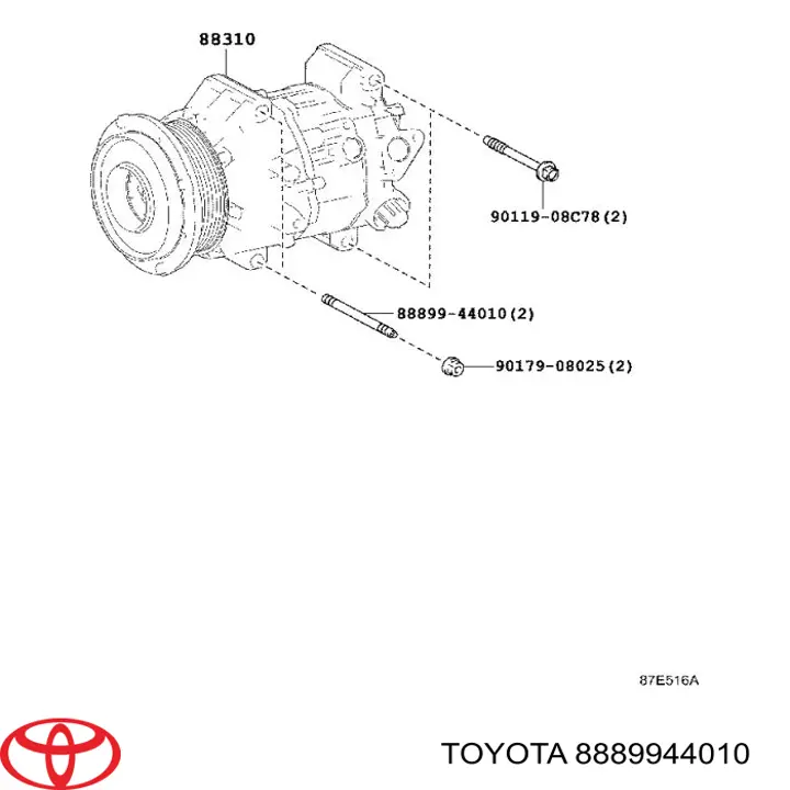 8889944010 Toyota