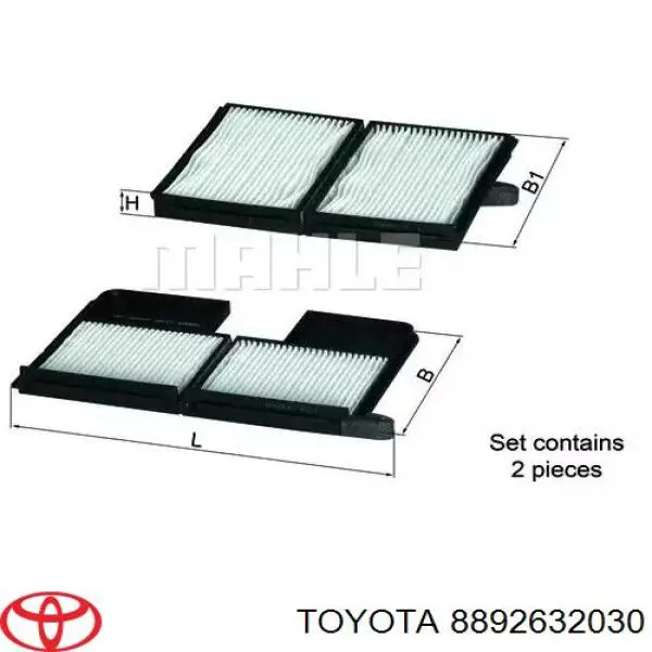 8892632030 Toyota