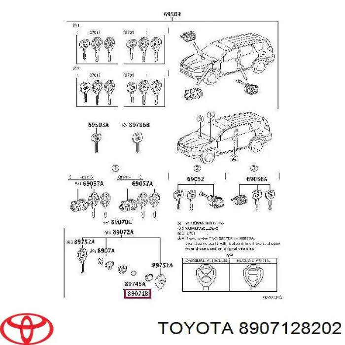 8907128202 Toyota 