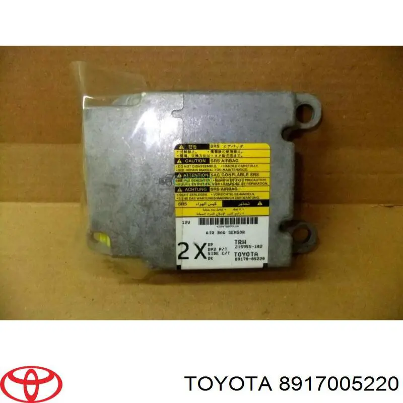 8917005220 Toyota procesador del modulo de control de airbag