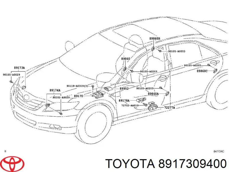 8917309400 Toyota